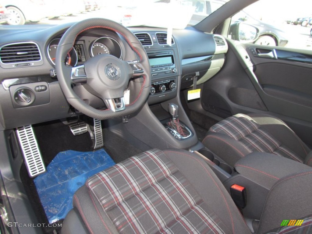 Interlagos Plaid Cloth Interior 2012 Volkswagen GTI 2 Door Photo #58783360