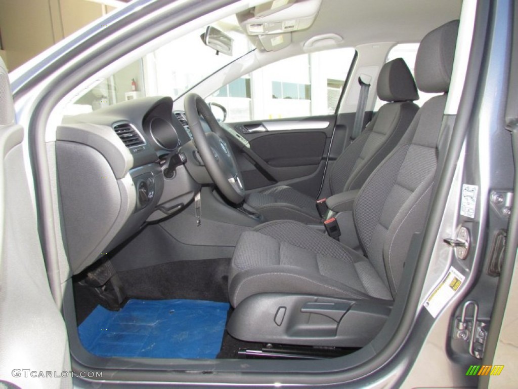 Titan Black Interior 2012 Volkswagen Golf 4 Door TDI Photo #58783943