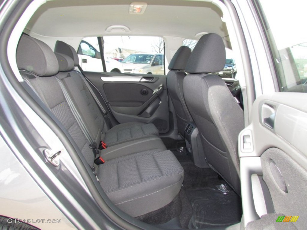 Titan Black Interior 2012 Volkswagen Golf 4 Door TDI Photo #58783954