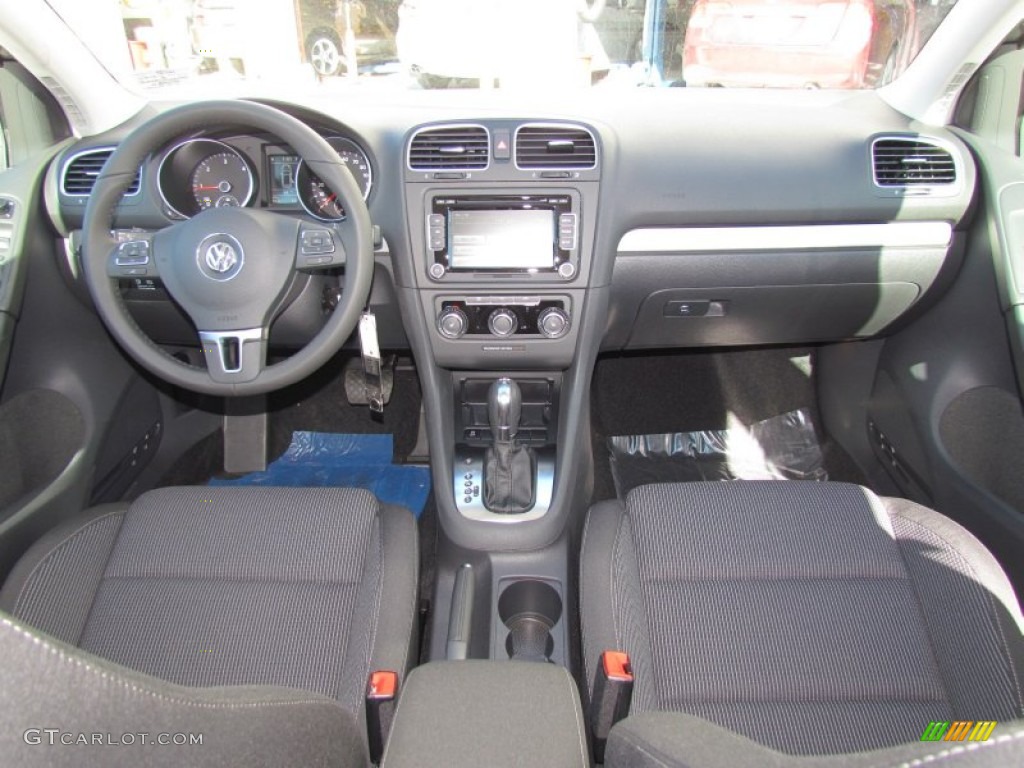 2012 Volkswagen Golf 4 Door TDI Titan Black Dashboard Photo #58783962