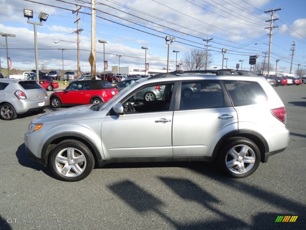 2009 Forester 2.5 X Limited - Spark Silver Metallic / Black photo #9