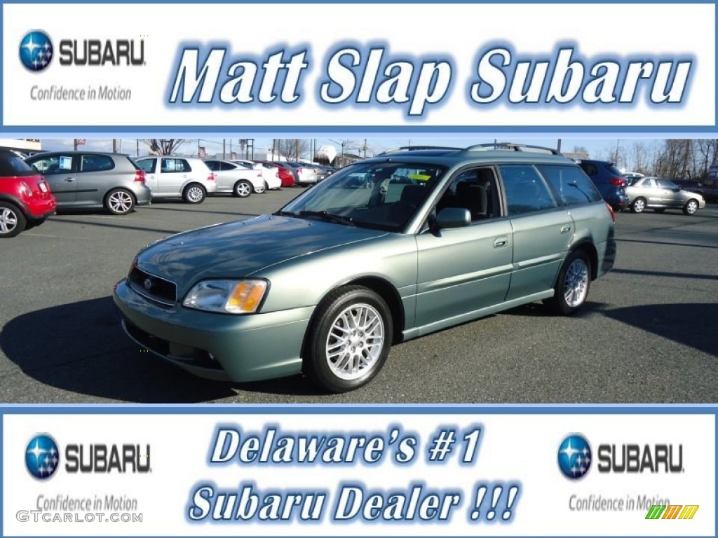 Seamist Green Pearl Subaru Legacy