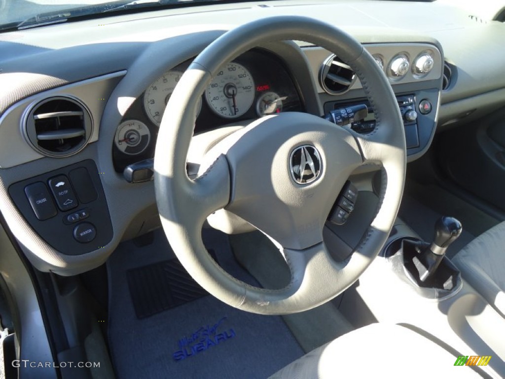 2003 Acura RSX Sports Coupe Titanium Steering Wheel Photo #58785094