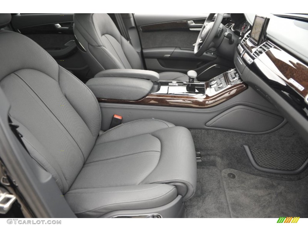 Black Interior 2012 Audi A8 L 4.2 quattro Photo #58785871