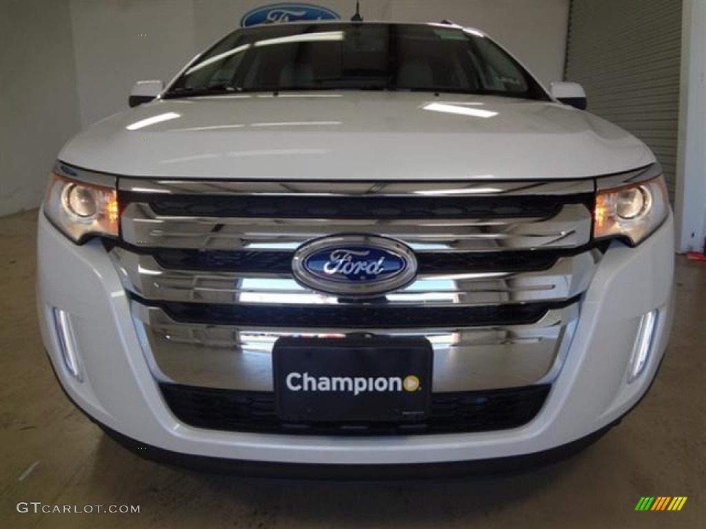 2012 Edge Limited - White Platinum Metallic Tri-Coat / Medium Light Stone photo #2