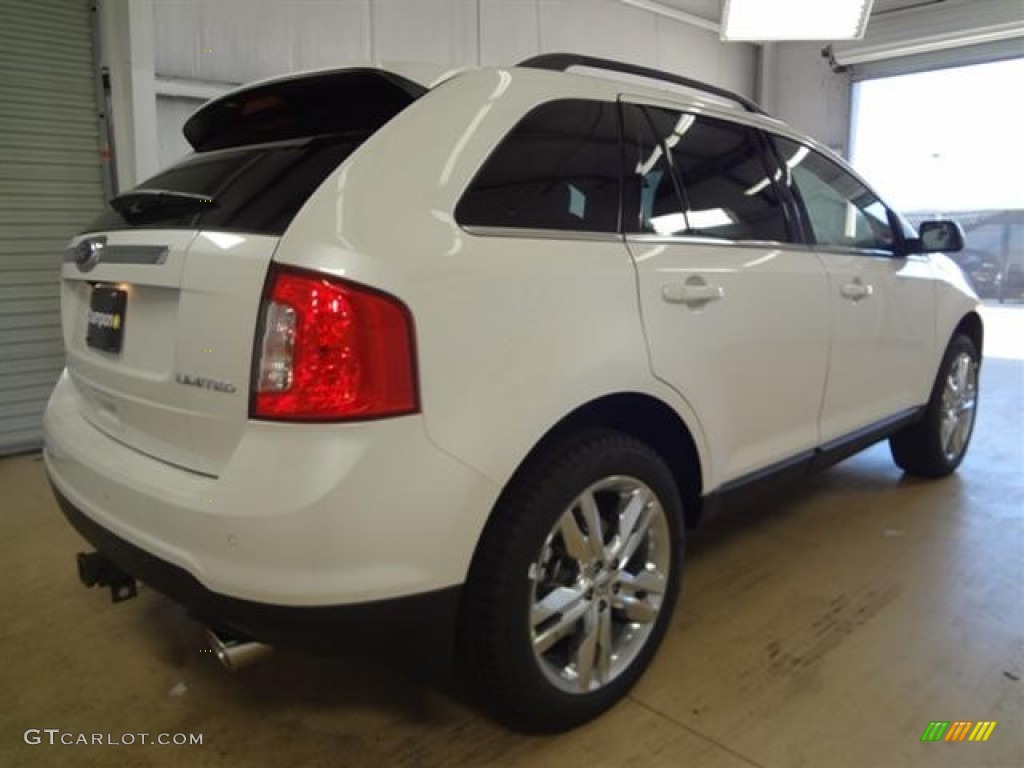 2012 Edge Limited - White Platinum Metallic Tri-Coat / Medium Light Stone photo #4