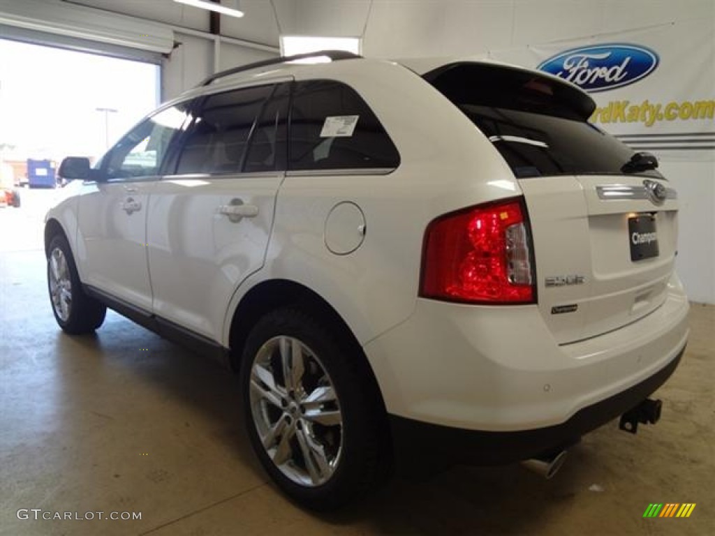 2012 Edge Limited - White Platinum Metallic Tri-Coat / Medium Light Stone photo #6