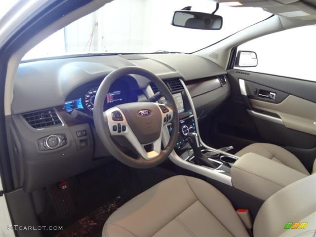 2012 Edge Limited - White Platinum Metallic Tri-Coat / Medium Light Stone photo #10