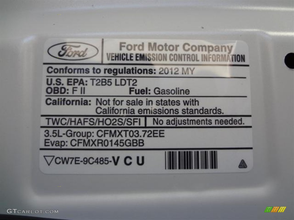 2012 Edge Limited - White Platinum Metallic Tri-Coat / Medium Light Stone photo #30