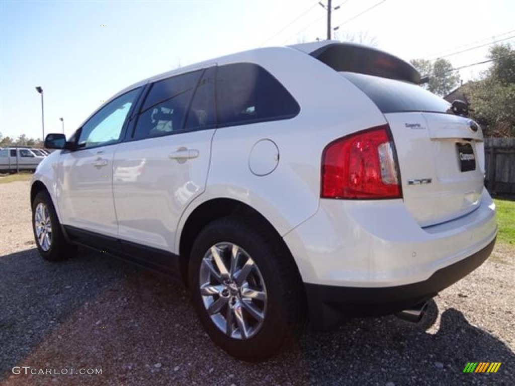 2012 Edge SEL EcoBoost - White Platinum Metallic Tri-Coat / Medium Light Stone photo #5