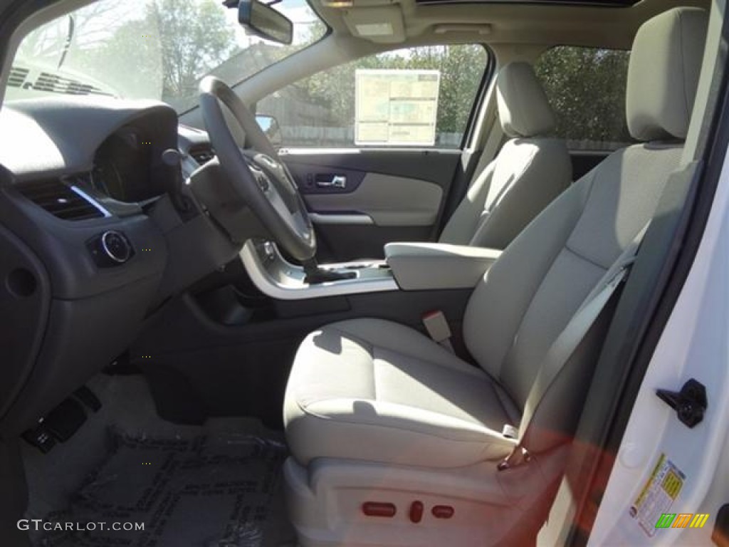 2012 Edge SEL EcoBoost - White Platinum Metallic Tri-Coat / Medium Light Stone photo #12