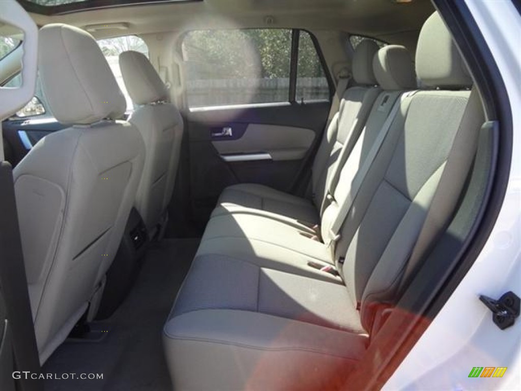2012 Edge SEL EcoBoost - White Platinum Metallic Tri-Coat / Medium Light Stone photo #13