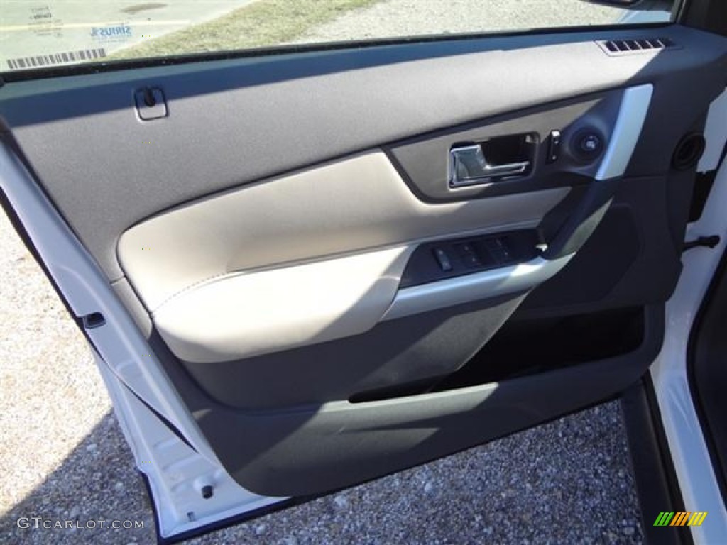 2012 Edge SEL EcoBoost - White Platinum Metallic Tri-Coat / Medium Light Stone photo #15