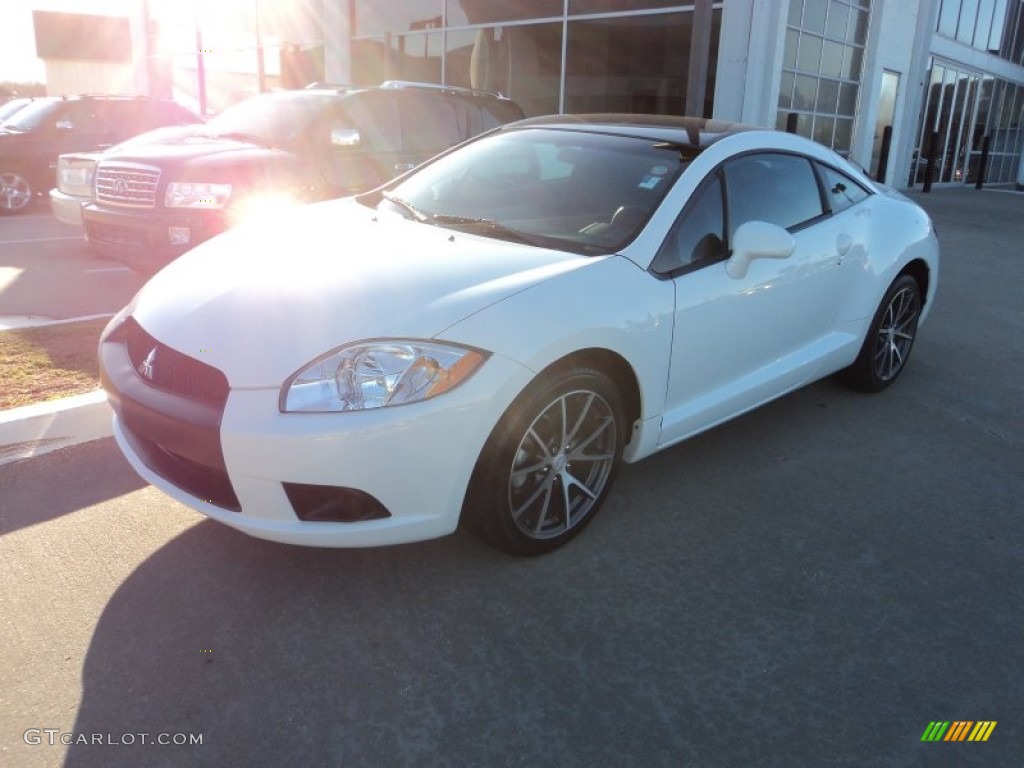 2011 Eclipse GS Coupe - Northstar White / Dark Charcoal photo #1