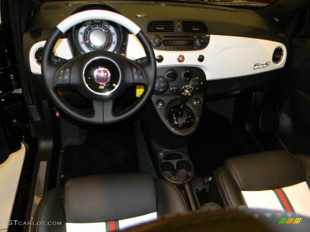 2012 Fiat 500 c cabrio Gucci 500 by Gucci Nero (Black) Dashboard Photo #58787794