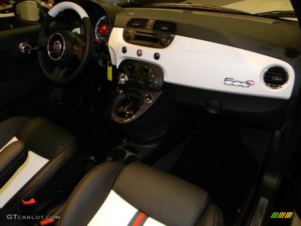 2012 Fiat 500 c cabrio Gucci 500 by Gucci Nero (Black) Dashboard Photo #58787828