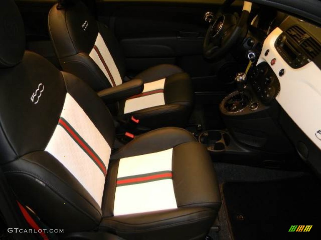 500 by Gucci Nero (Black) Interior 2012 Fiat 500 c cabrio Gucci Photo #58787854