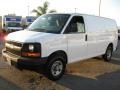 2008 Summit White Chevrolet Express 3500 Cargo Van  photo #3