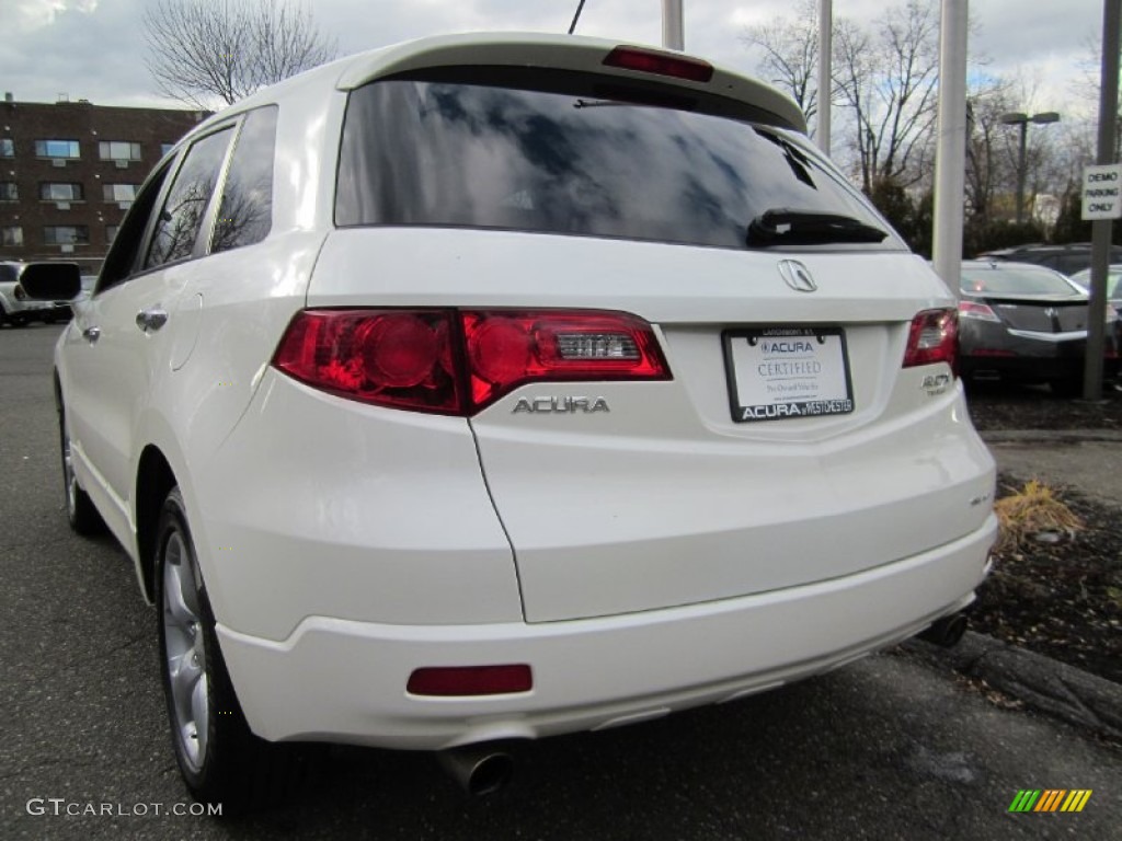 2009 RDX SH-AWD - White Diamond Pearl / Ebony photo #6