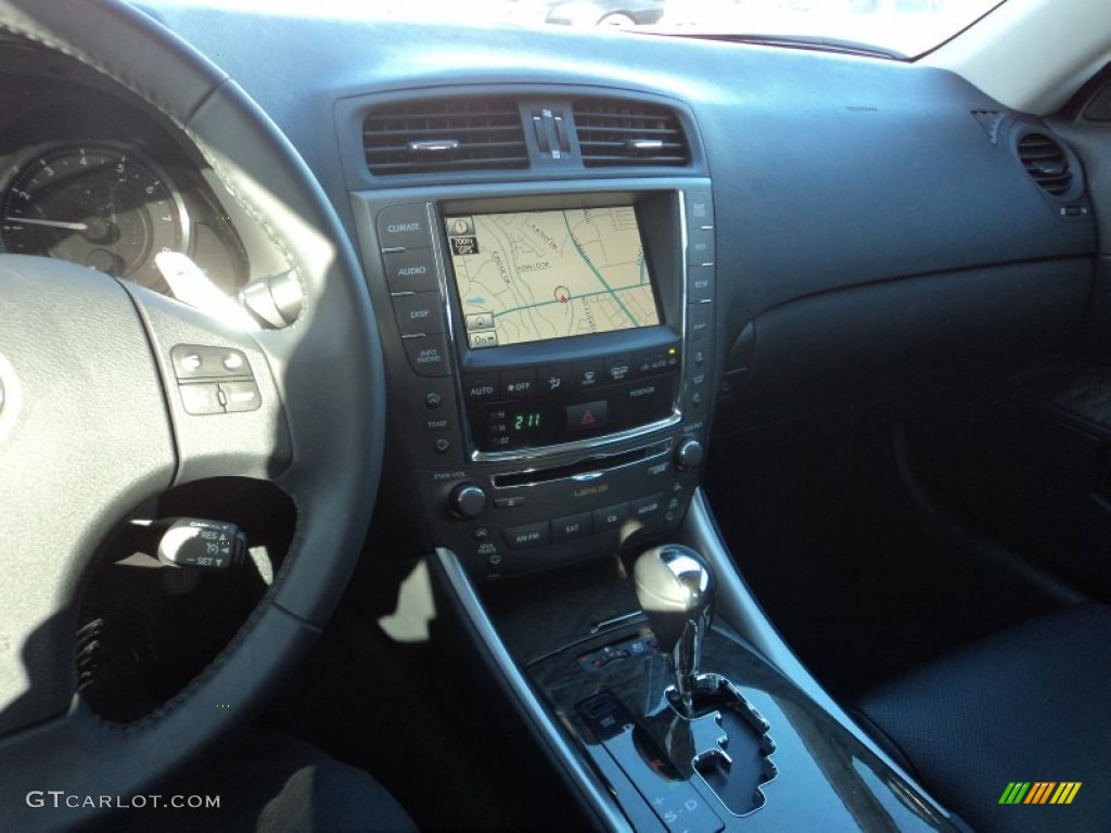 2010 Lexus IS 350C Convertible Black Dashboard Photo #58788919