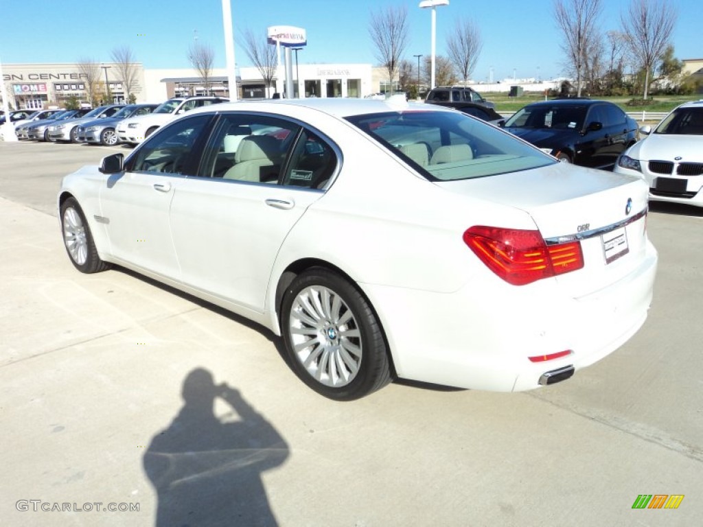 Mineral White Metallic 2010 BMW 7 Series 750Li Sedan Exterior Photo #58789105