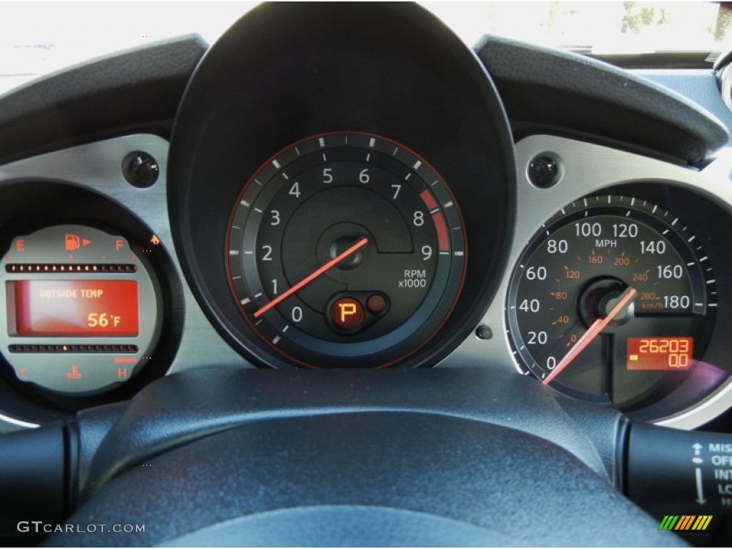 2010 Nissan 370Z Touring Coupe Gauges Photo #58789408