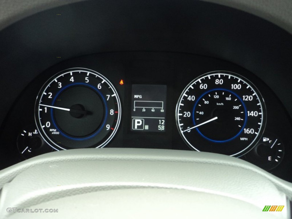 2012 Infiniti G 25 Journey Sedan Gauges Photo #58789653