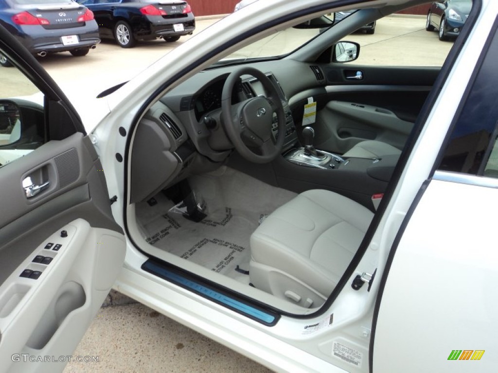 Stone Interior 2012 Infiniti G 25 Journey Sedan Photo #58789738