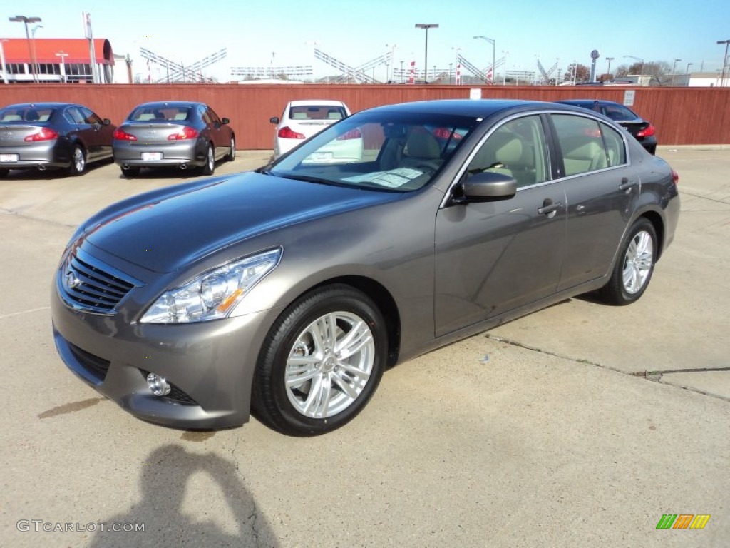 2012 G 37 Journey Sedan - Smoky Quartz / Wheat photo #1