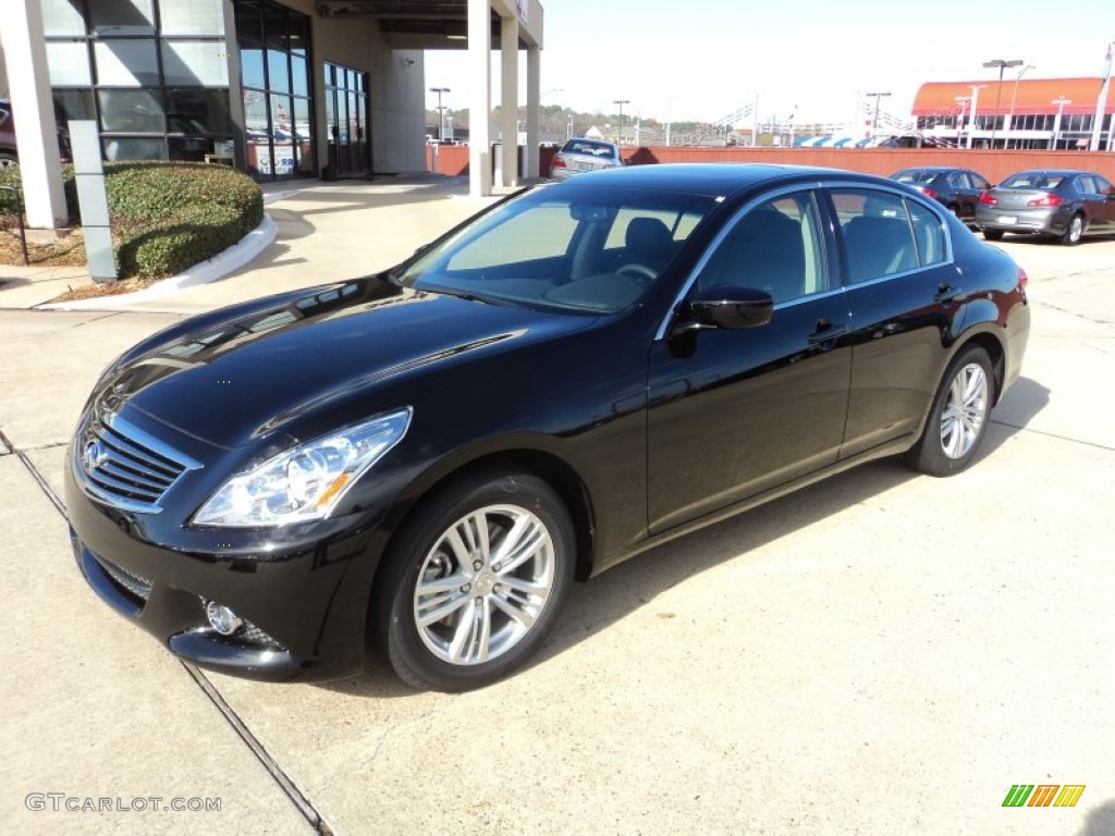 Black Obsidian 2012 Infiniti G 37 Journey Sedan Exterior Photo #58790188