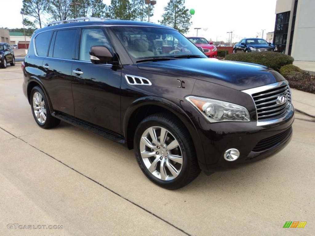Dark Currant 2012 Infiniti QX 56 Exterior Photo #58790377