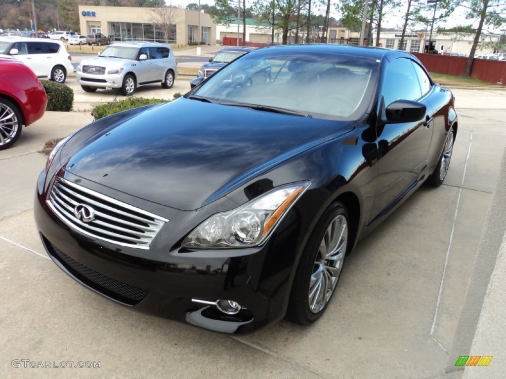 2012 G 37 Convertible - Black Obsidian / Graphite photo #1