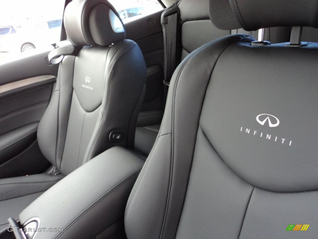 Graphite Interior 2012 Infiniti G 37 Convertible Photo #58791113