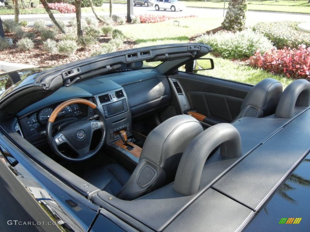 Ebony Interior 2004 Cadillac XLR Roadster Photo #58791541