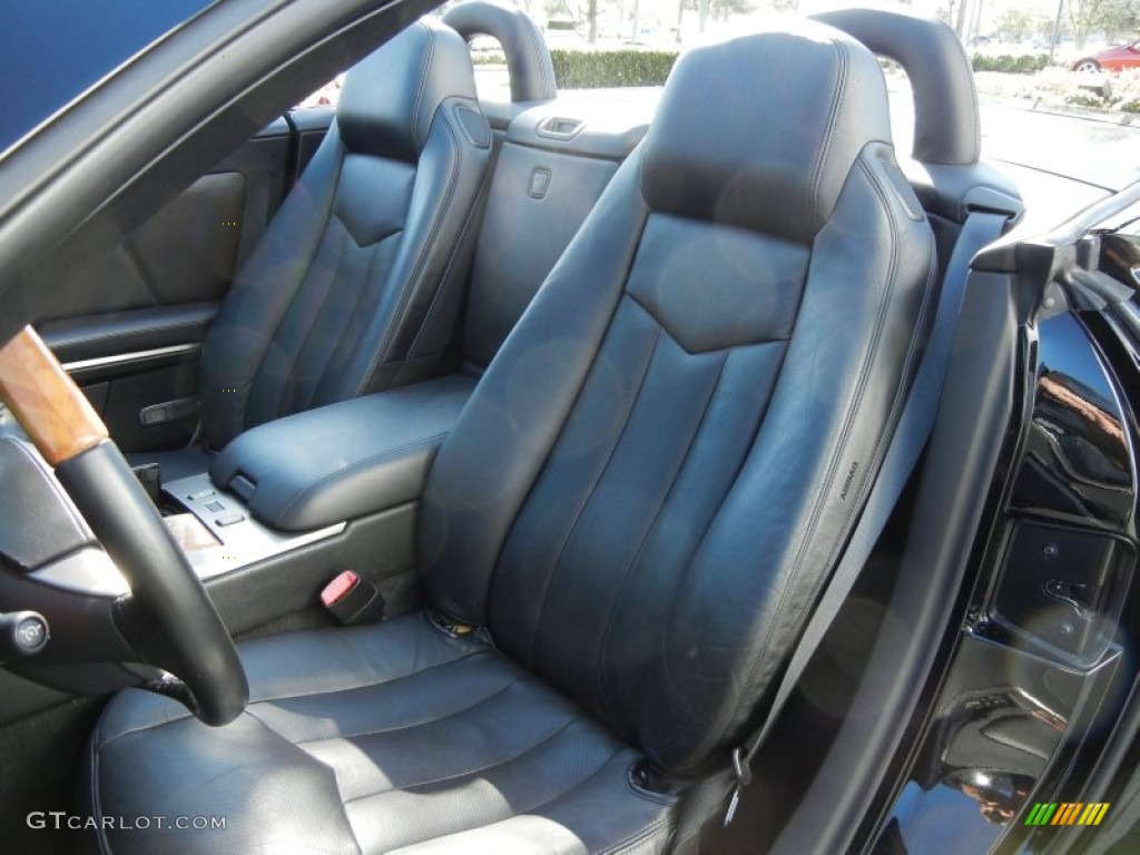 Ebony Interior 2004 Cadillac XLR Roadster Photo #58791598