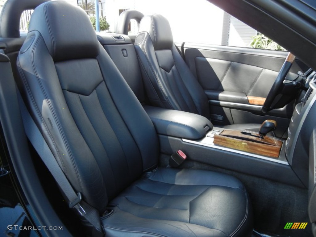 Ebony Interior 2004 Cadillac XLR Roadster Photo #58791632
