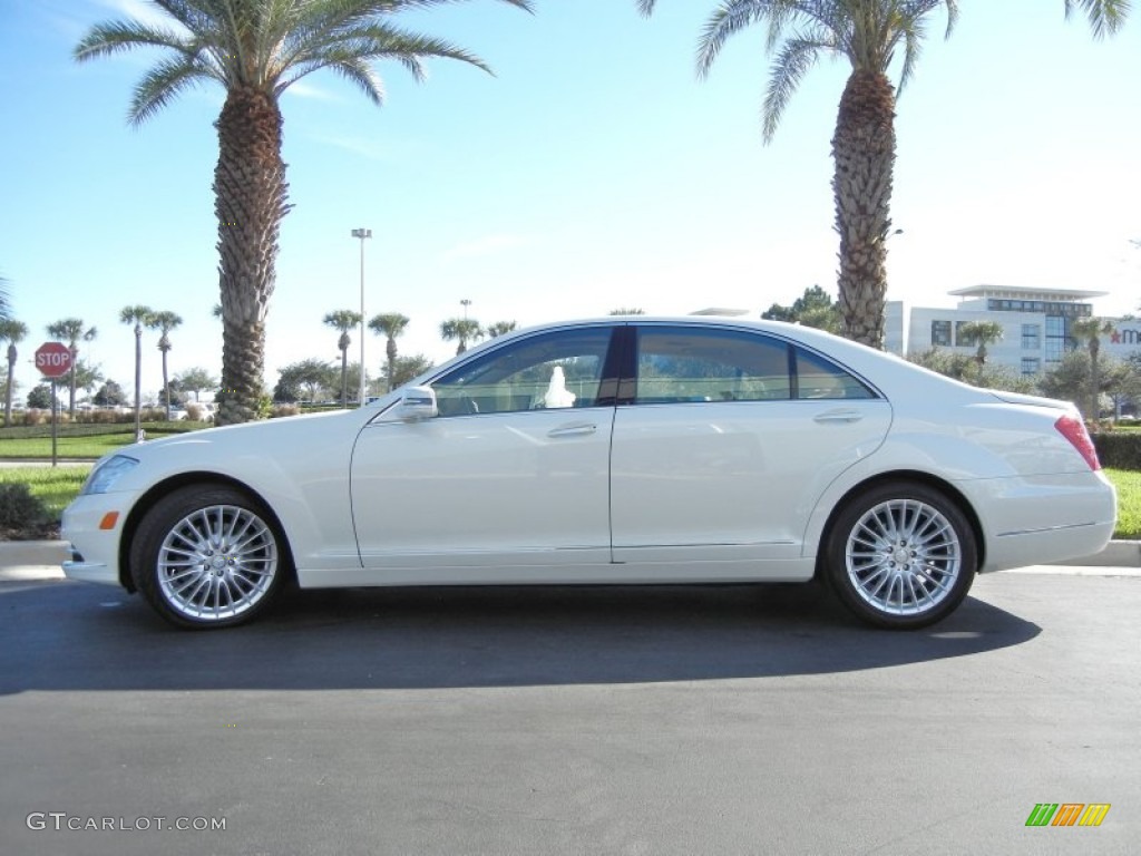 2010 S 550 Sedan - Diamond White Metallic / Cashmere/Savanna photo #1