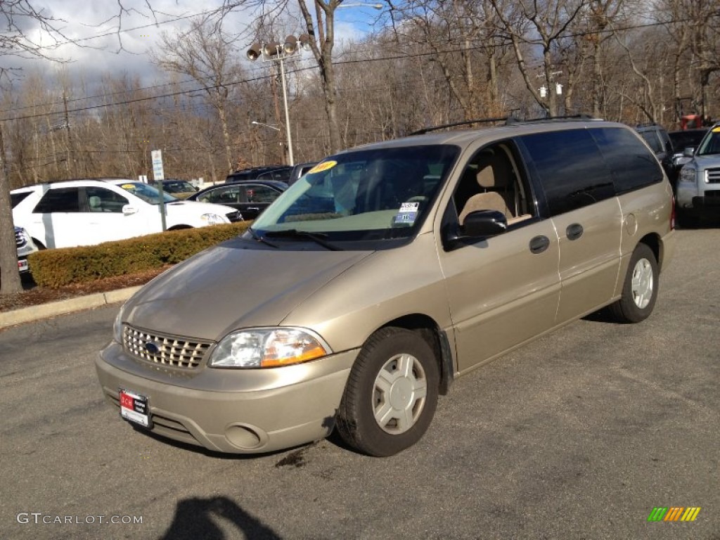 2001 Windstar LX - Harvest Gold Metallic / Medium Parchment photo #2