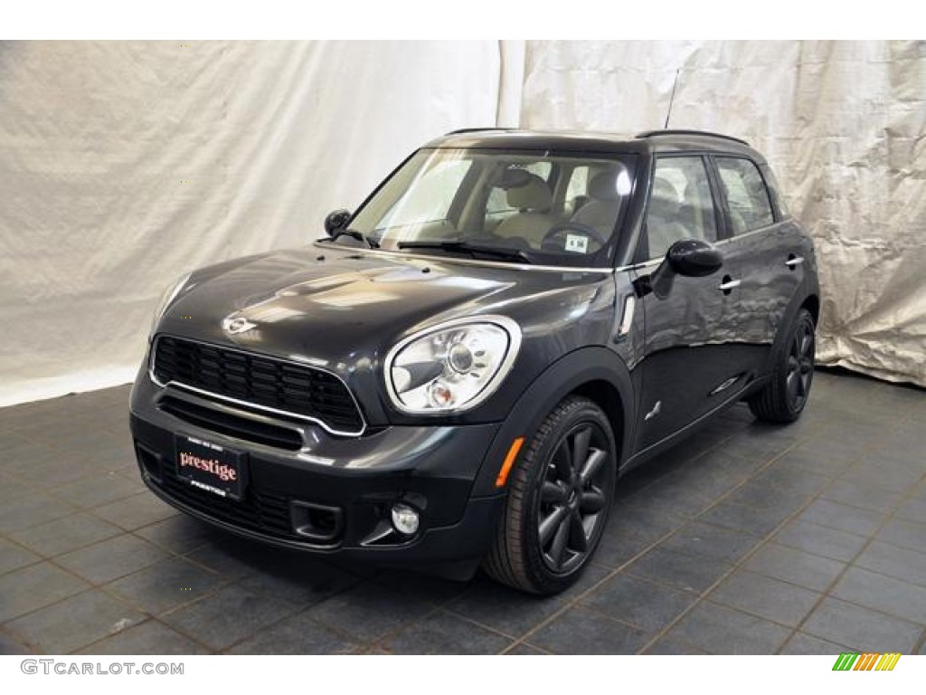 2011 Cooper S Countryman All4 AWD - Absolute Black / Gravity Polar Beige Leather photo #1