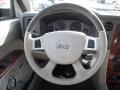 Dark Slate Gray 2008 Jeep Commander Limited Steering Wheel