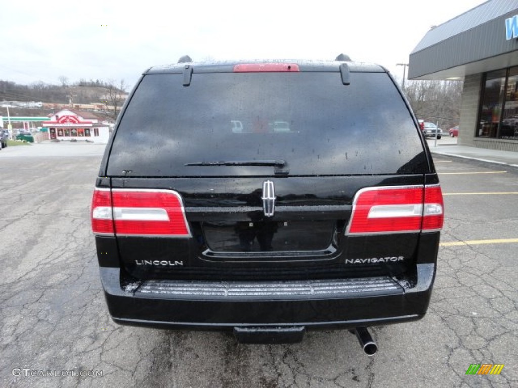 2007 Navigator Luxury 4x4 - Black / Charcoal photo #3