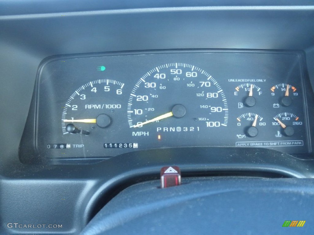 1998 Chevrolet C/K K1500 Regular Cab 4x4 Gauges Photo #58795695