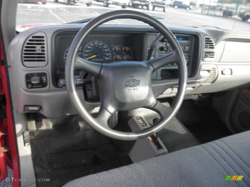 1998 Chevrolet C/K K1500 Regular Cab 4x4 Gray Steering Wheel Photo #58795704