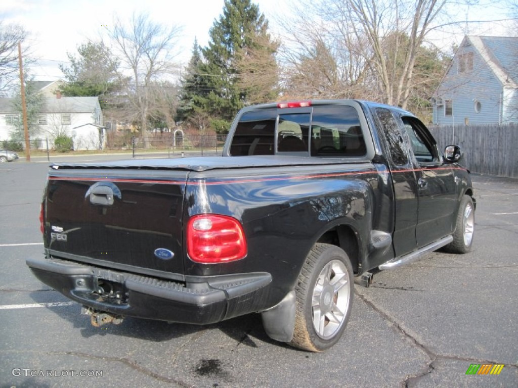 2000 F150 Harley Davidson Extended Cab - Black / Dark Graphite photo #7