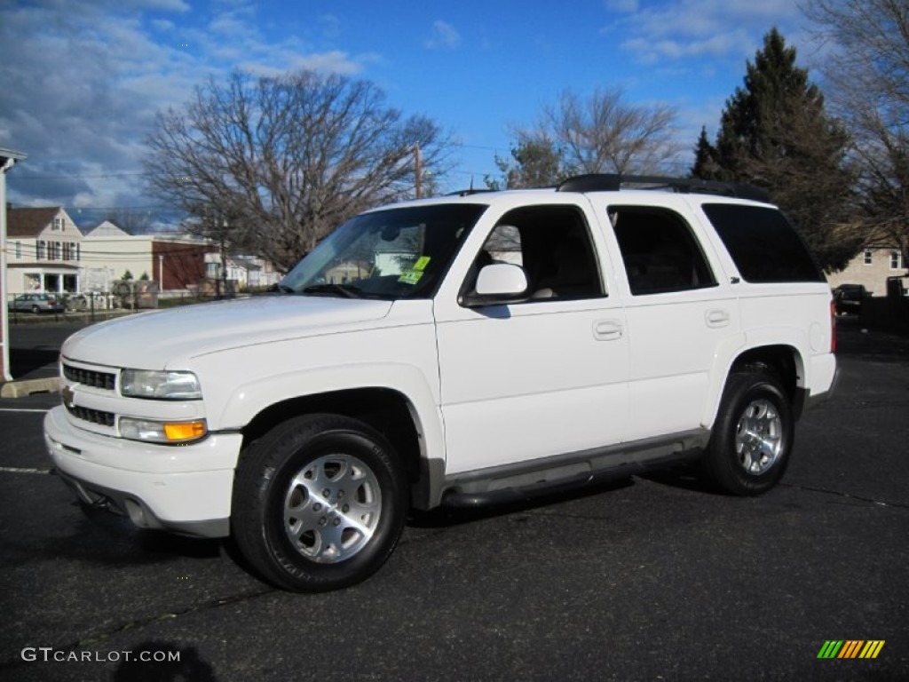 2003 Tahoe Z71 4x4 - Summit White / Gray/Dark Charcoal photo #1