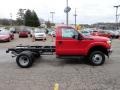 2012 Vermillion Red Ford F350 Super Duty XL Regular Cab 4x4 Chassis  photo #5