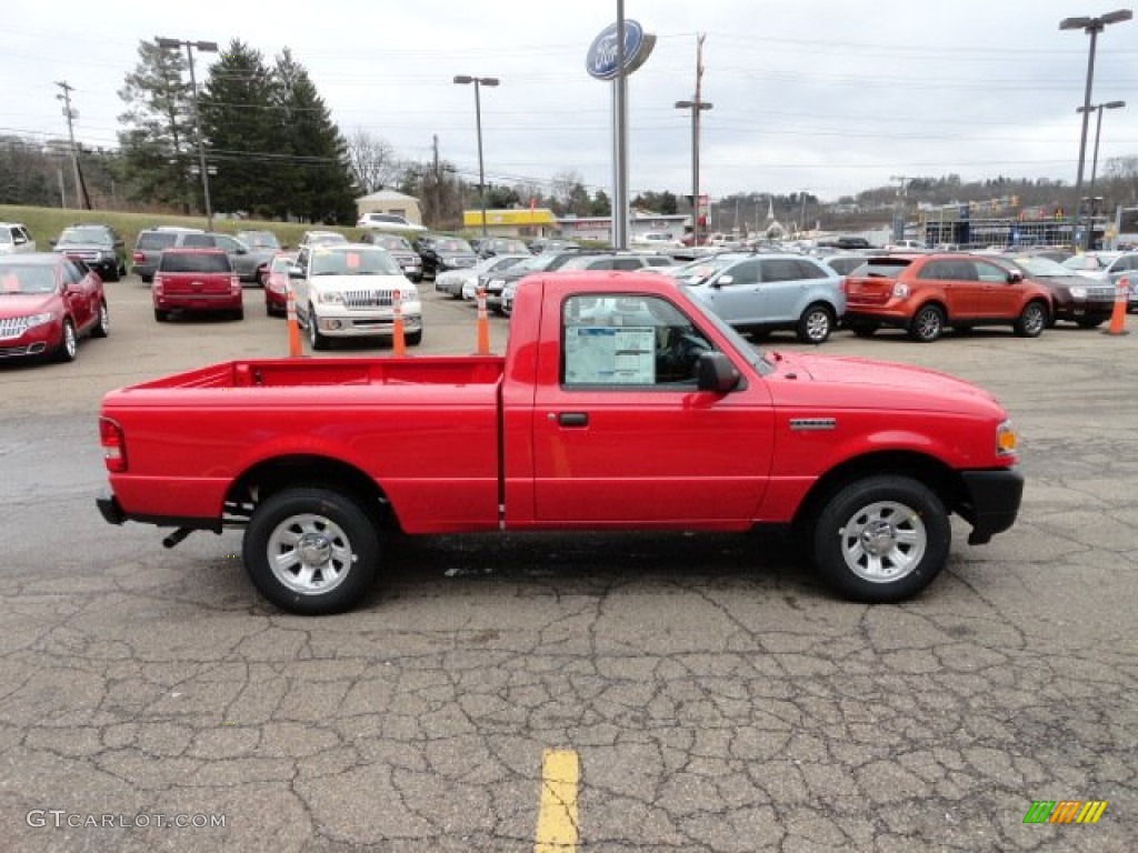 2011 Ranger XL Regular Cab - Torch Red / Medium Dark Flint photo #5