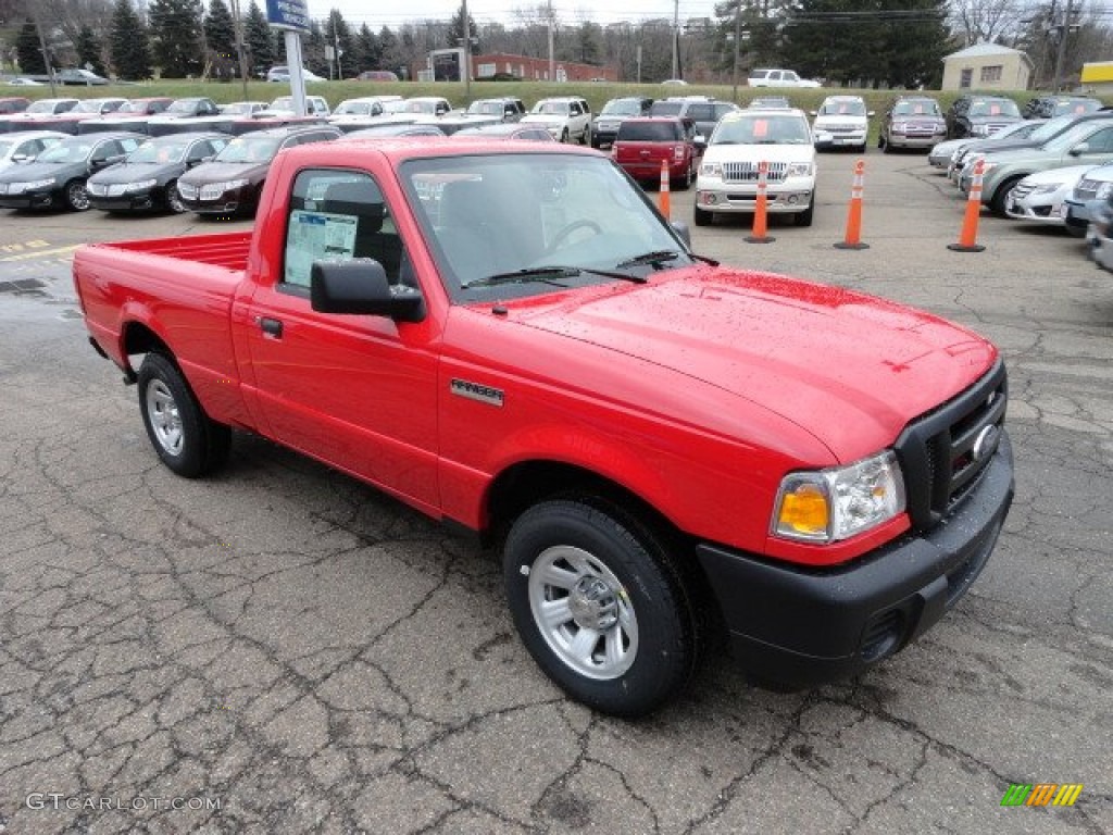 2011 Ranger XL Regular Cab - Torch Red / Medium Dark Flint photo #6