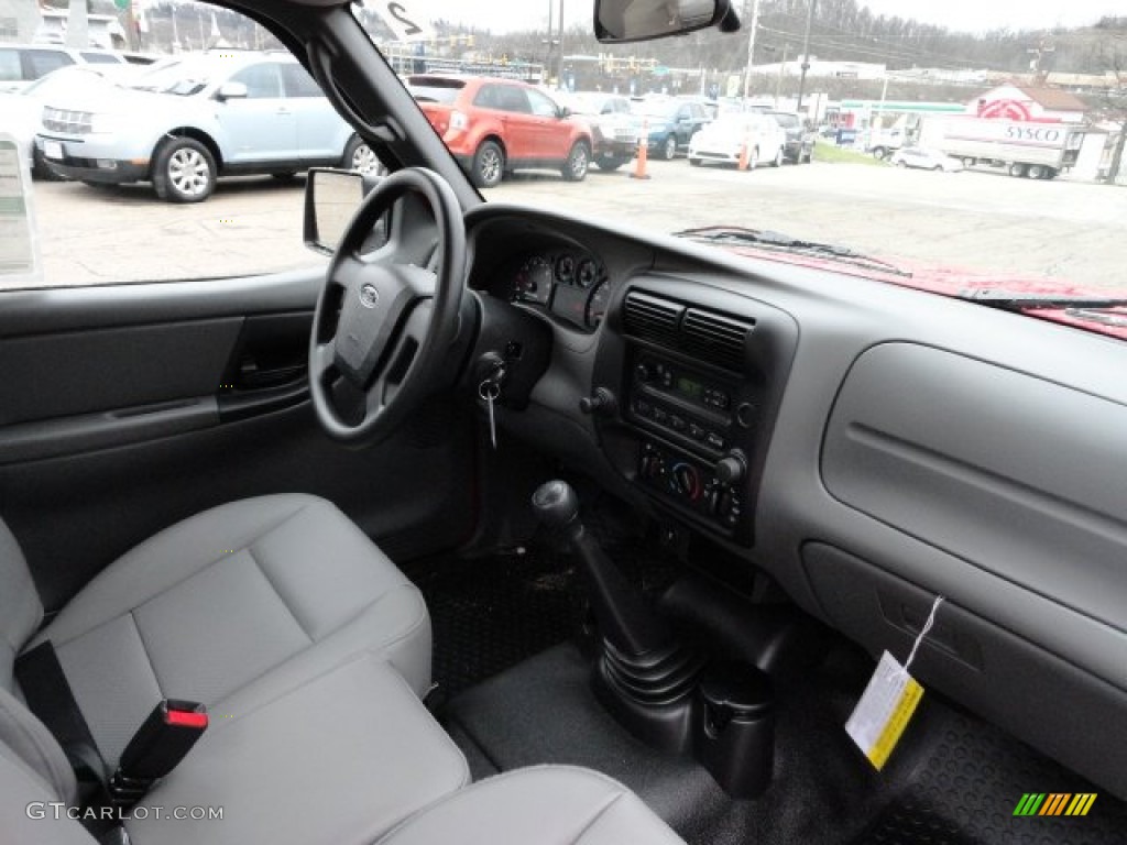 2011 Ford Ranger XL Regular Cab Medium Dark Flint Dashboard Photo #58797405