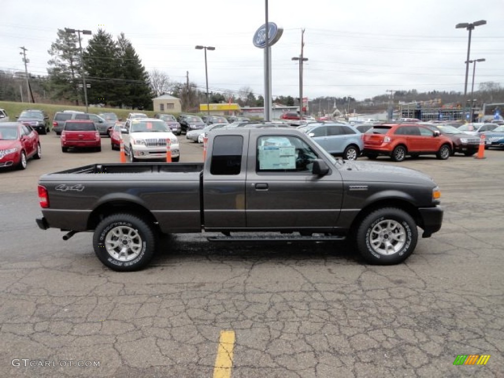 2011 Ranger XLT SuperCab 4x4 - Dark Shadow Grey Metallic / Medium Dark Flint photo #5